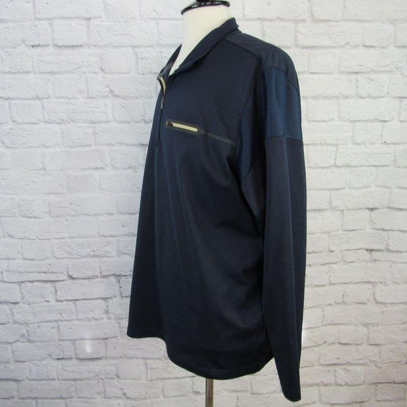 Nike Dri-Fit Men’s 2XL Mock Neck 1/4 Zip Polo - Picture 4 of 8